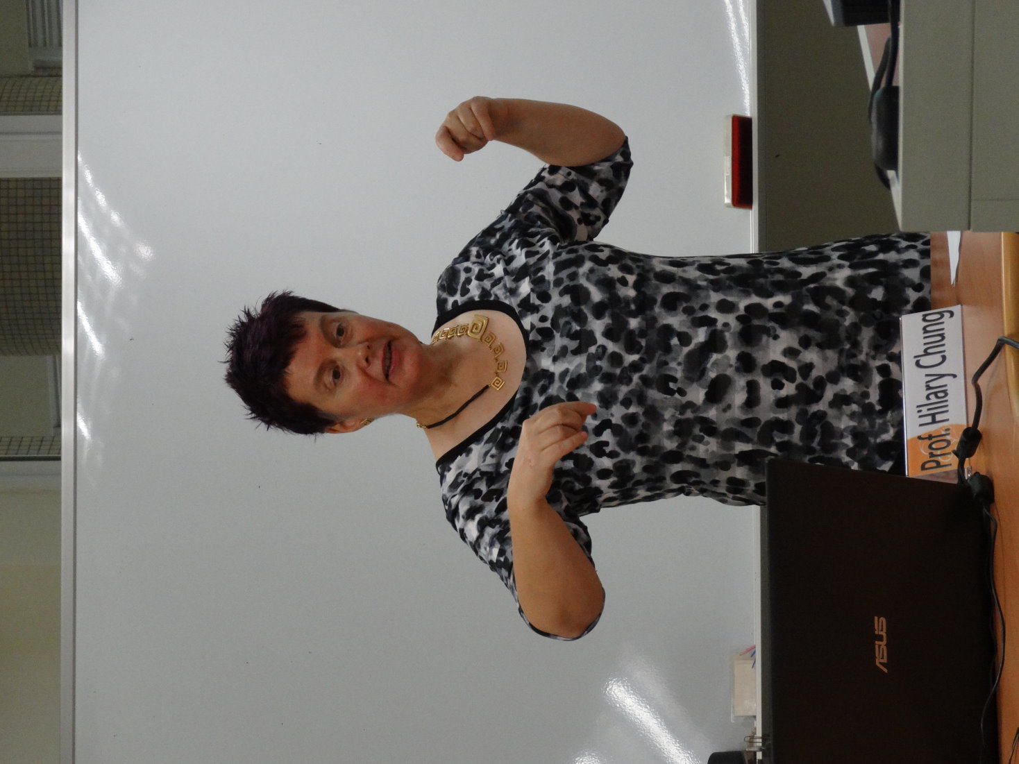 Prof. Hilary Chung專題演講（2015.10.12）